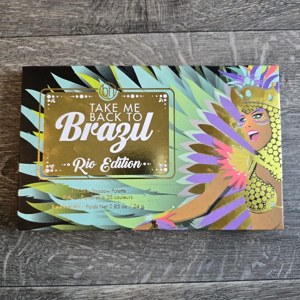 BH Cosmetics Eyeshadow Palette Take Me Back to Brazil Rio Edition 35 Color